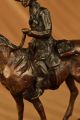 Amerikanische Statue Handfertigung Will Rogers Von C.  M.  Russell Western Figur Antike Bild 11