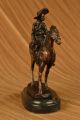 Amerikanische Statue Handfertigung Will Rogers Von C.  M.  Russell Western Figur Antike Bild 3