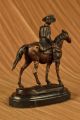 Amerikanische Statue Handfertigung Will Rogers Von C.  M.  Russell Western Figur Antike Bild 6