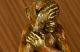 Bronze Skulptur Multi Farben Patina 3 Affen Art Deco Figur Statue Antike Bild 9