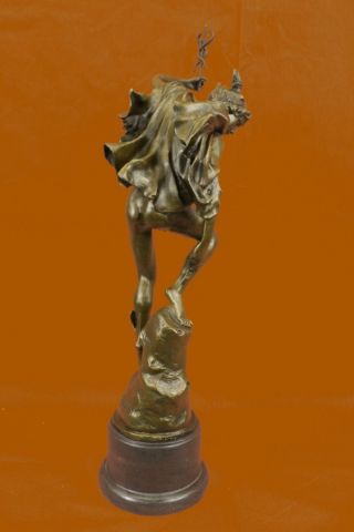 H Bronzestatue Von Fliegender Merkur Bronze Skulptur Unterze: Giambologna 20.  5 