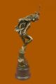 H Bronzestatue Von Fliegender Merkur Bronze Skulptur Unterze: Giambologna 20.  5 