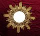 Barock Antik Wandspiegel Sonne In Gold 42x42 Cm Rund Runder Repro Spiegel Sun 13 Antike Bild 2