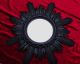 Barock Antik Wandspiegel Sonne In Schwarz 42x42 Cm Rund Runder Repro Spiegel 13 Antike Bild 12