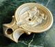 2 Antik Römische Öllampen - Kleopatra Und Gladiatorenkampf Antike Bild 1