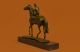 Jockey Pferderennen Pferde Kunst Hommage Bronze Marmor Statue Geschenk Antike Bild 5