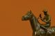 Jockey Pferderennen Pferde Kunst Hommage Bronze Marmor Statue Geschenk Antike Bild 7