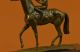 Jockey Pferderennen Pferde Kunst Hommage Bronze Marmor Statue Geschenk Antike Bild 8