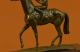 Jockey Pferderennen Pferde Kunst Hommage Bronze Marmor Statue Geschenk Antike Bild 8