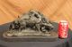 Unterzeichnet Bronze Marmor Wildschwein Hunde Zur Jagd Tier Sculpture Abbildung Antike Bild 1