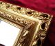 Wandspiegel 43x36 Spiegel Barock Rechteckig Gold Bilderrahmen Arabesco 3 Antike Bild 2