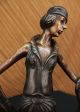 Bronze Skulptur Tänzerin Kunst Neuheit Bänder Heißguß Wachs Figur Antike Bild 10