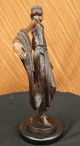 Bronze Skulptur Tänzerin Kunst Neuheit Bänder Heißguß Wachs Figur Antike Bild 8