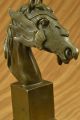 Bronze Skulptur Milo Büste Pferdekopf Art Deco Figur Antike Bild 1