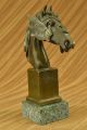 Bronze Skulptur Milo Büste Pferdekopf Art Deco Figur Antike Bild 2