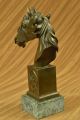 Bronze Skulptur Milo Büste Pferdekopf Art Deco Figur Antike Bild 6