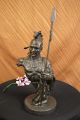 Skulptur Bronze Büste Indianerhäuptling Statue Signiert Nick Figur Deko Antike Bild 2