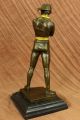 Bronze Skulpur Clown Hofnarr Museums Qualität Gold Rand Geschenk Figur Antike Bild 10