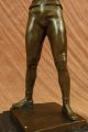 Bronze Skulpur Clown Hofnarr Museums Qualität Gold Rand Geschenk Figur Antike Bild 3