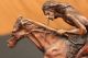 Frederic Remington Indianer Auf Pferd Cheyenne Bronze Skulptur Antike Bild 6