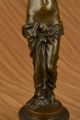 Bronze Statue Kunst Deko Nacktes Mädchen Von Aldo Vitaleh Figur Antike Bild 11