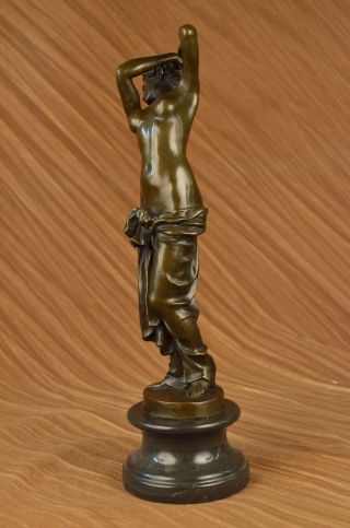Bronze Statue Kunst Deko Nacktes Mädchen Von Aldo Vitaleh Figur Bild