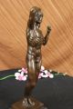 Moderne Kunst Bronze Das Eherne Zeitalter Signiert Rodin Skulptur Statue Figur Antike Bild 9