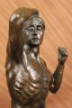 Moderne Kunst Bronze Das Eherne Zeitalter Signiert Rodin Skulptur Statue Figur Antike Bild 11