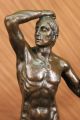 Moderne Kunst Bronze Das Eherne Zeitalter Signiert Rodin Skulptur Statue Figur Antike Bild 5