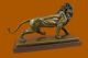 Afrikanischer Löwe Bronze Skulptur Statue Von Barye Statuette Marmorsockel Deko Antike Bild 4