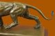 Afrikanischer Löwe Bronze Skulptur Statue Von Barye Statuette Marmorsockel Deko Antike Bild 7