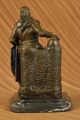 Echtes Bronze Metall Statue Stein Schlacht Nordisch Viking Warrior Skulptur Hot Antike Bild 6