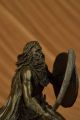 Bronze Figur Europäischer Krieger Skulptur Dekoration Antike Bild 10