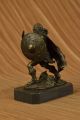Bronze Figur Europäischer Krieger Skulptur Dekoration Antike Bild 6