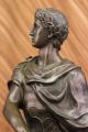 Kaiser Augustus Caeser Größe Römische Bronzene Kämpfer Statue Mamorskulptur Antike Bild 10