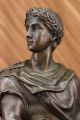 Kaiser Augustus Caeser Größe Römische Bronzene Kämpfer Statue Mamorskulptur Antike Bild 8