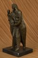 Mitte Jahrhundert Dali Familienportrait Bronzeskulptur Hot Gegossen Kunst Figur Antike Bild 7