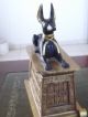 Ägyptischer Pharao Gott Tut - Ench - Amun Figur : Anubis Minibox Zum Öffnen Antike Bild 3