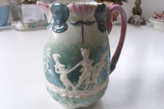 Jugendstil Ca.  1890 - 1910 Kanne Vase Mit Stempel Relief Sammler Stück Bild