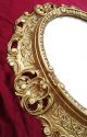 Wandspiegel Spiegel In Gold Oval 45 X 38 Cm Barock Antik Repro Vintage 345 3 Antike Bild 10