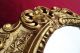 Wandspiegel Spiegel In Gold Oval 45 X 38 Cm Barock Antik Repro Vintage 345 3 Antike Bild 13