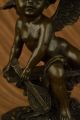 Jahrgang Französische Renaissance - Engel Putti Spelter Bronze Figur Statue Deco Antike Bild 10
