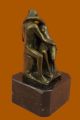 Bronzefigur Der Kuss Von Frazösischem Bildhauer Rodin Erotisch Art Deco Skulptur Antike Bild 1