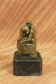 Bronzefigur Der Kuss Von Frazösischem Bildhauer Rodin Erotisch Art Deco Skulptur Antike Bild 4
