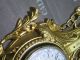 Wanduhr Schwan In Gold Mit Ther­mometer Antik Look 38x65cm Barock Quarzuhr 5 Antike Bild 11