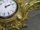 Wanduhr Schwan In Gold Mit Ther­mometer Antik Look 38x65cm Barock Quarzuhr 5 Antike Bild 1