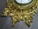 Wanduhr Schwan In Gold Mit Ther­mometer Antik Look 38x65cm Barock Quarzuhr 5 Antike Bild 3