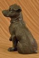 Bronzeskulptur Verspielter Dackel Groß Hundezüchter Art Deco Figur Statue Antike Bild 3