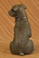 Bronzeskulptur Verspielter Dackel Groß Hundezüchter Art Deco Figur Statue Antike Bild 4
