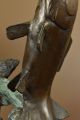 Bronze Skulptur Art Sammler Ausgabe Nummeriert Vier Forellen Fisch Antike Bild 9